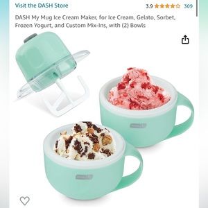 2 Bowl DASH icecream maker